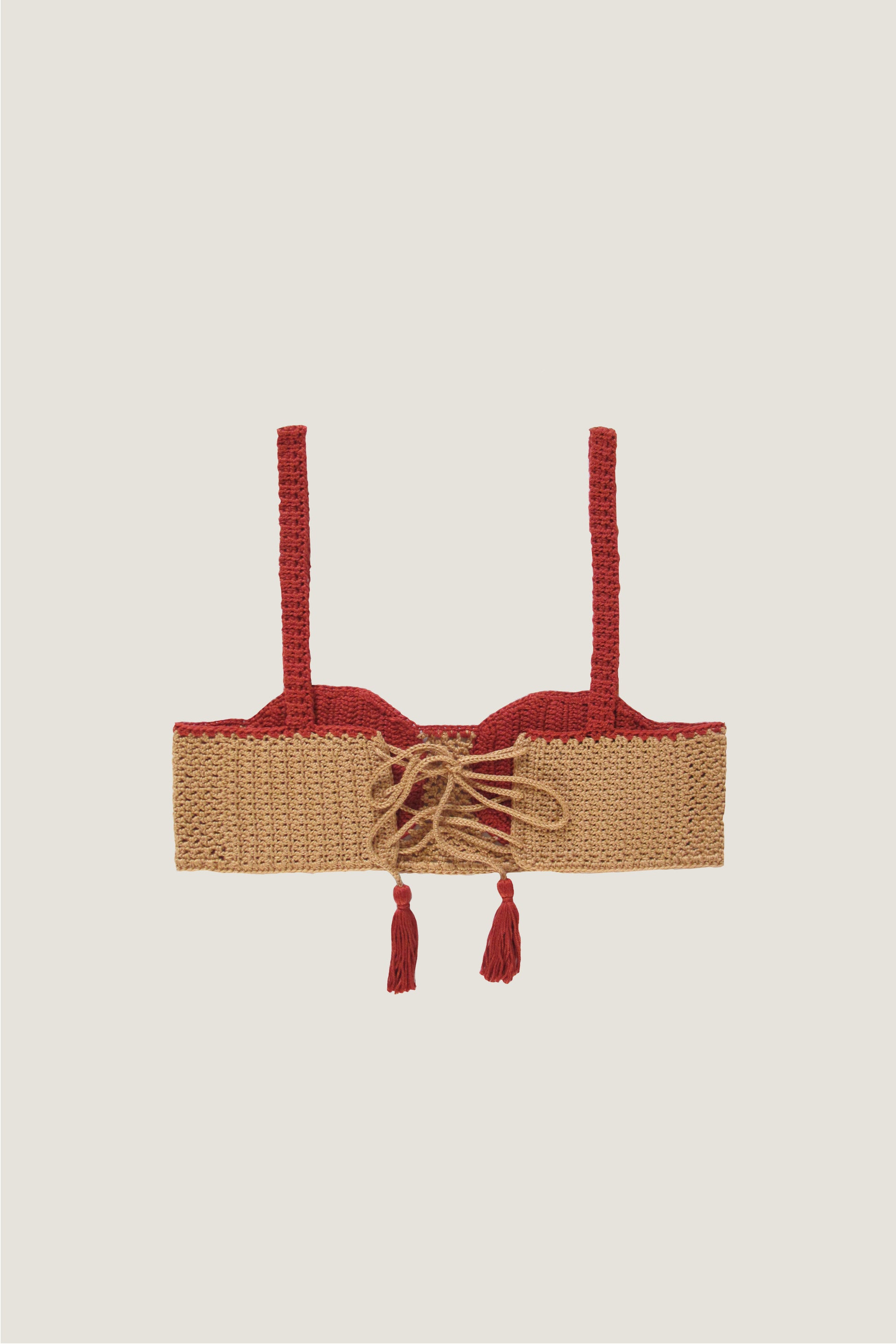 NEW LOUIS Bustier S TERRACOTTA CAMEL